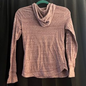 aeropostale hoddie, very light, color is maroon, size small